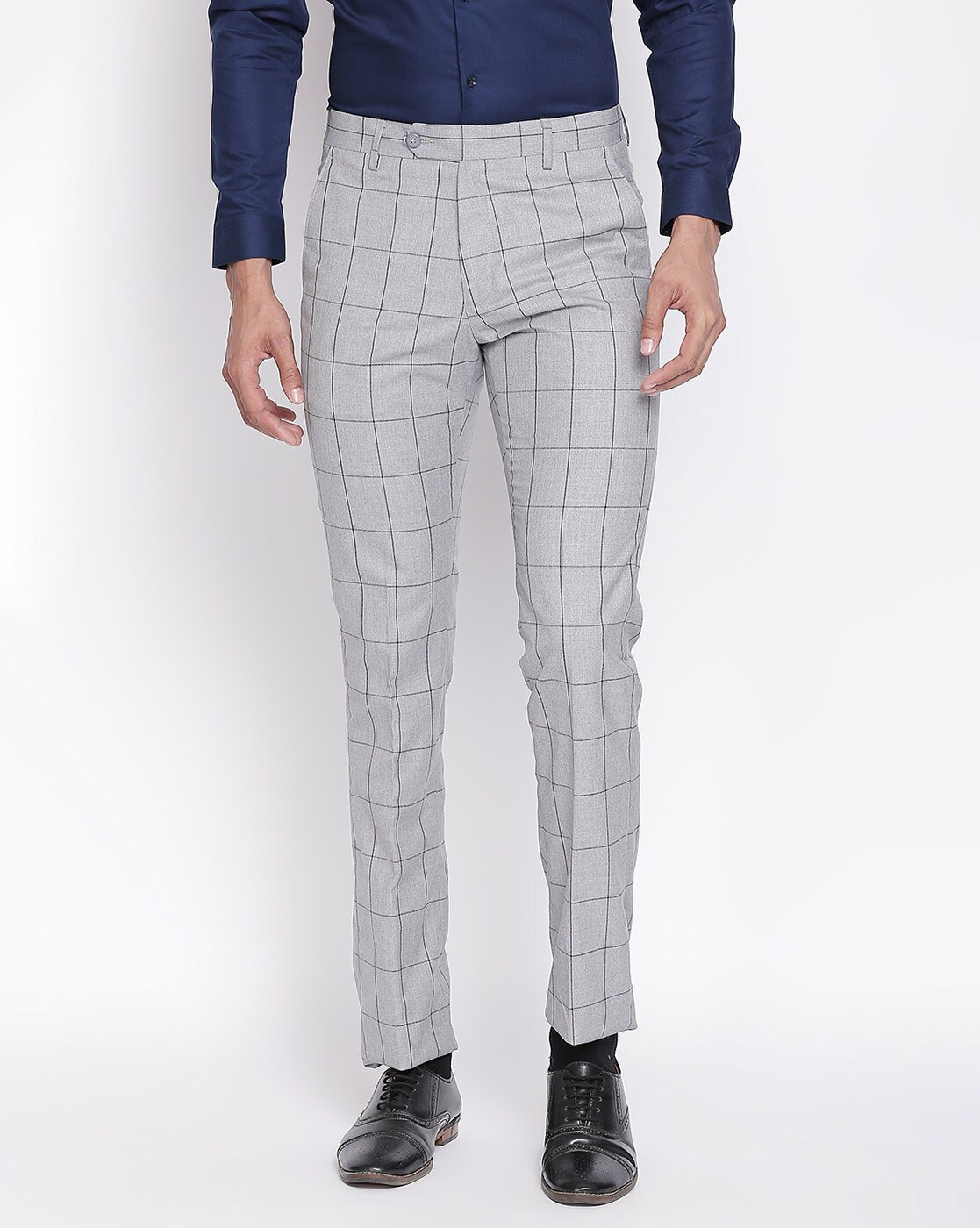 Buy Grey Trousers & Pants for Men by Richard Parker by Pantaloons Online