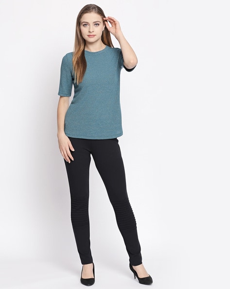 Buy Teal Blue Tops for Women by Forever Glam by Pantaloons Online
