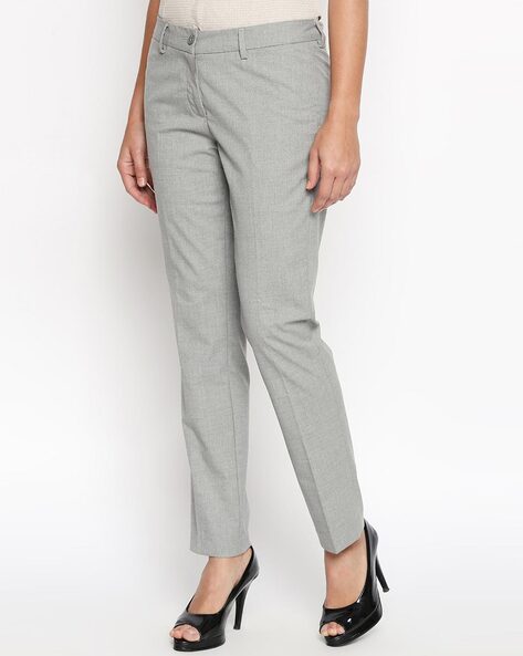 Buy Grey Trousers & Pants for Women by Annabelle by Pantaloons