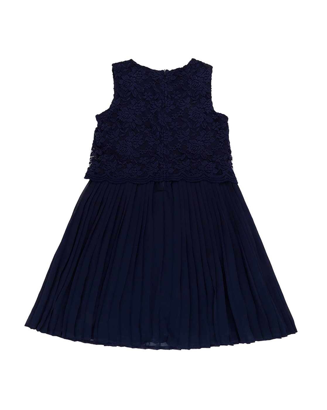 Buy Pantaloons Baby Girls Blue Striped Fit And Flare Dress - Dresses for  Girls 9171267 | Myntra