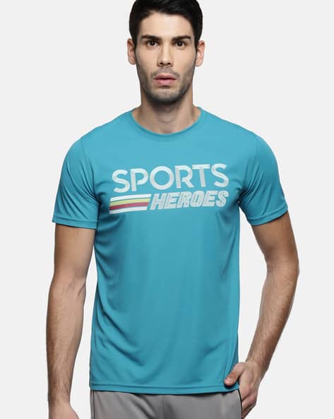 Typographic Print Crew-Neck T-shirt