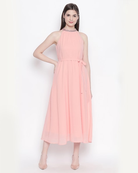 Buy Pink Dresses for Women by Forever Glam by Pantaloons Online