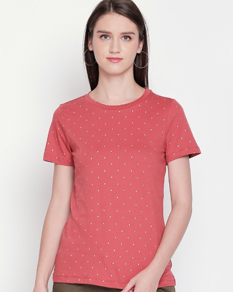 Honey By Pantaloons Pink Printed Tshirts - Buy Honey By Pantaloons Pink  Printed Tshirts online in India