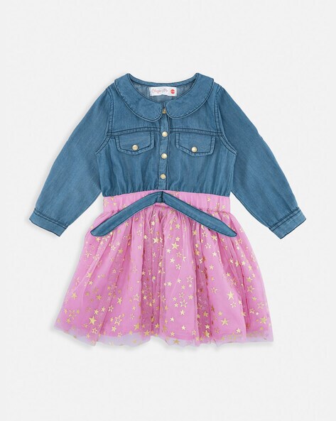 Buy BLUE Dresses & Frocks for Infants by Chirpie Pie by Pantaloons Online