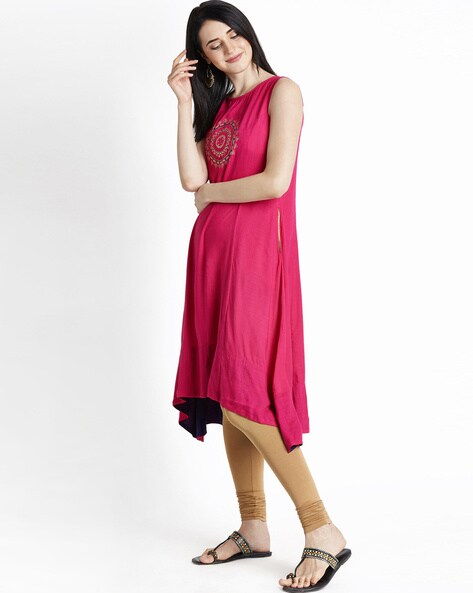 Buy Pink Kurtas for Women by Rangmanch by Pantaloons Online