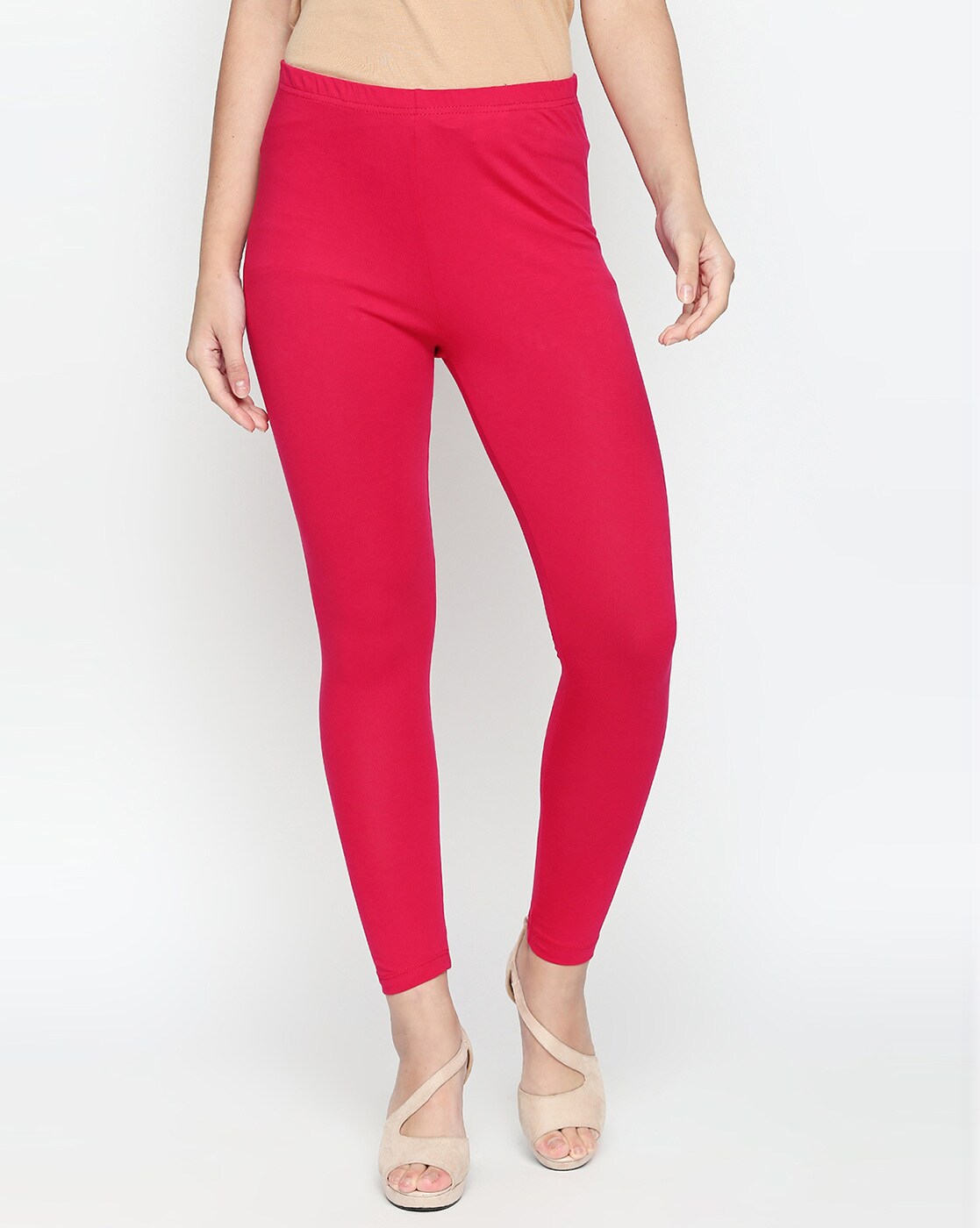 Buy Rangmanch by Pantaloons Golden Regular Fit Leggings for Women Online @  Tata CLiQ