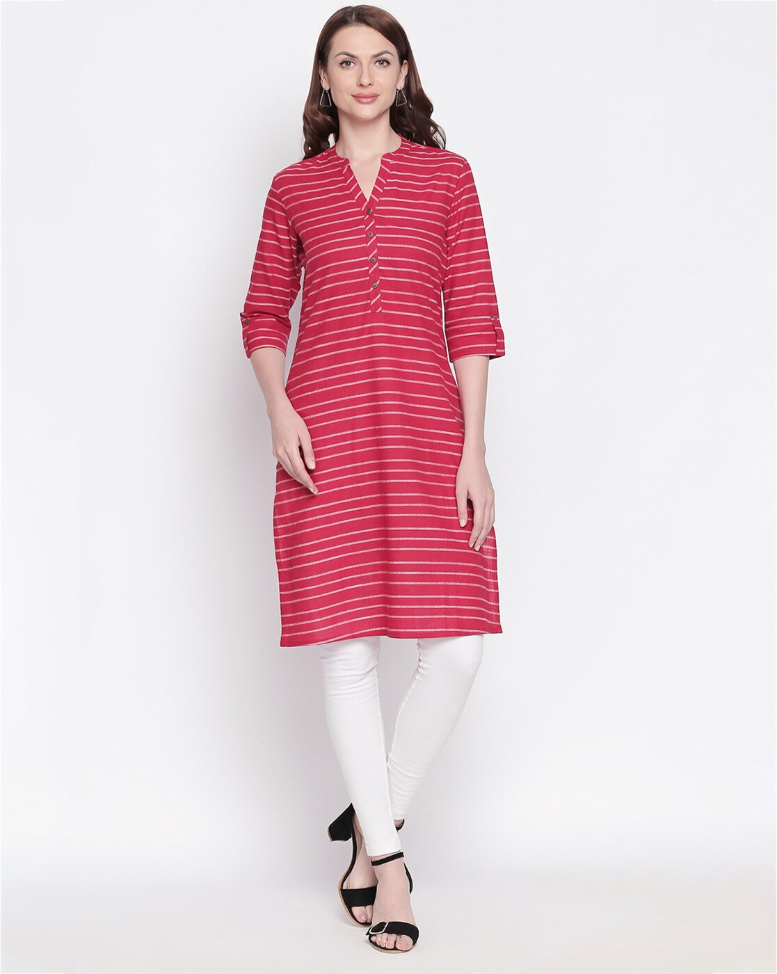 Buy RED Kurtas for Women by Rangmanch by Pantaloons Online