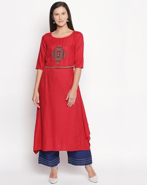 Aztec Pattern A-line Dress