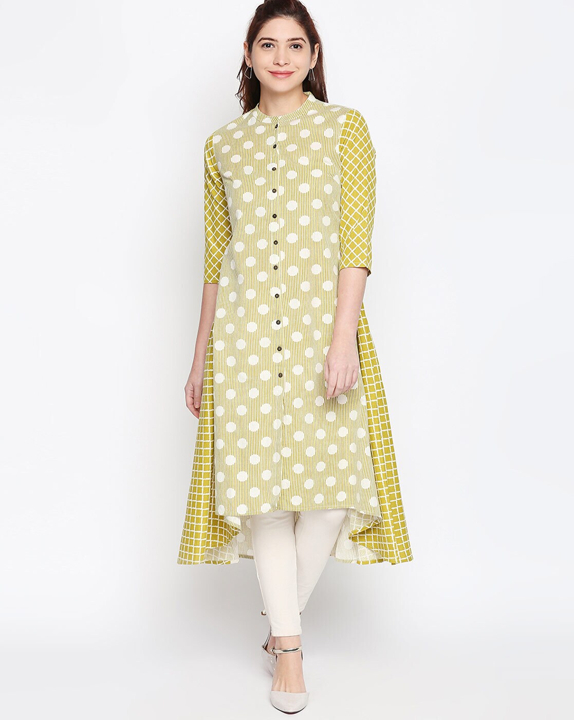 Rangmanch by Pantaloons Women Printed Flared Kurta - Buy Rangmanch