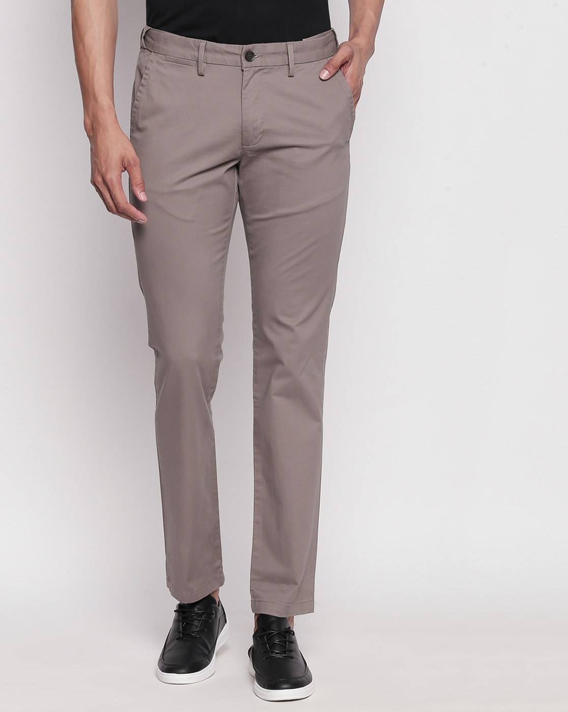 Buy Beige Trousers & Pants for Men by BYFORD by Pantaloons Online | Ajio.com