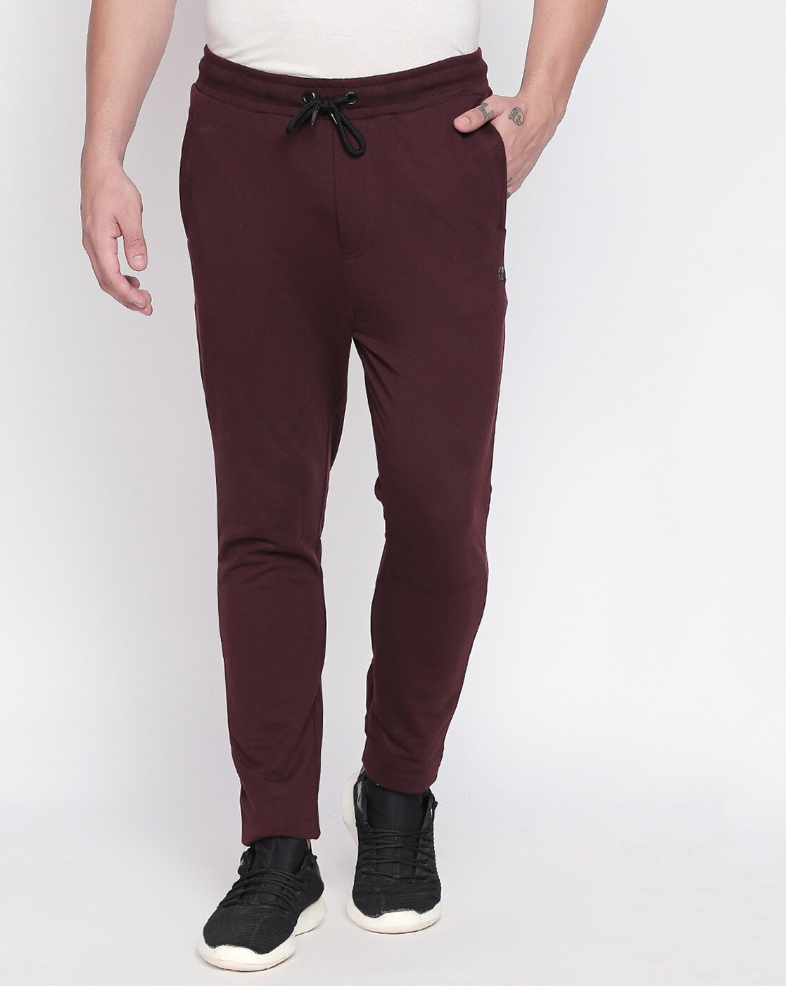 Ajile Women Solid Skinny Fit Black Track Pant - Selling Fast at  Pantaloons.com