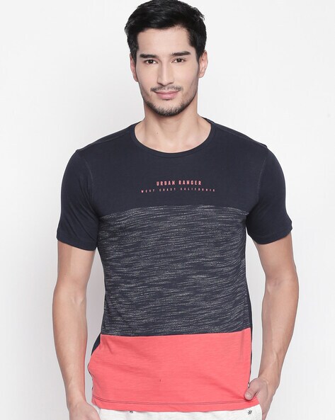 Buy Grey Tshirts for Men by Urban Ranger by Pantaloons Online