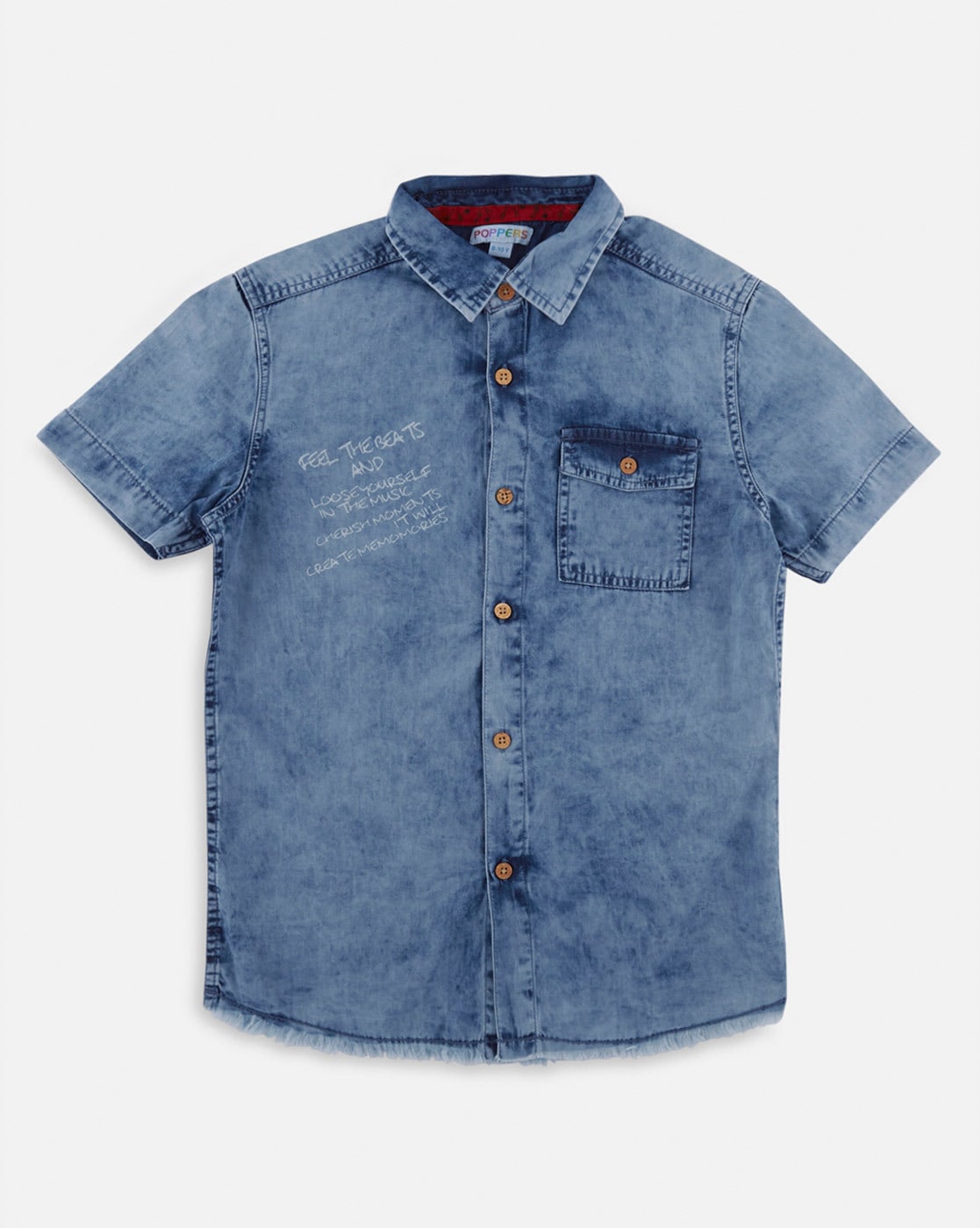 Buy ALTOMODA By Pantaloons Plus Size Men Blue Solid Denim Shirt - Shirts  for Men 2419199 | Myntra