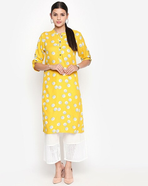 Buy Yellow Kurtas for Women by Rangmanch by Pantaloons Online