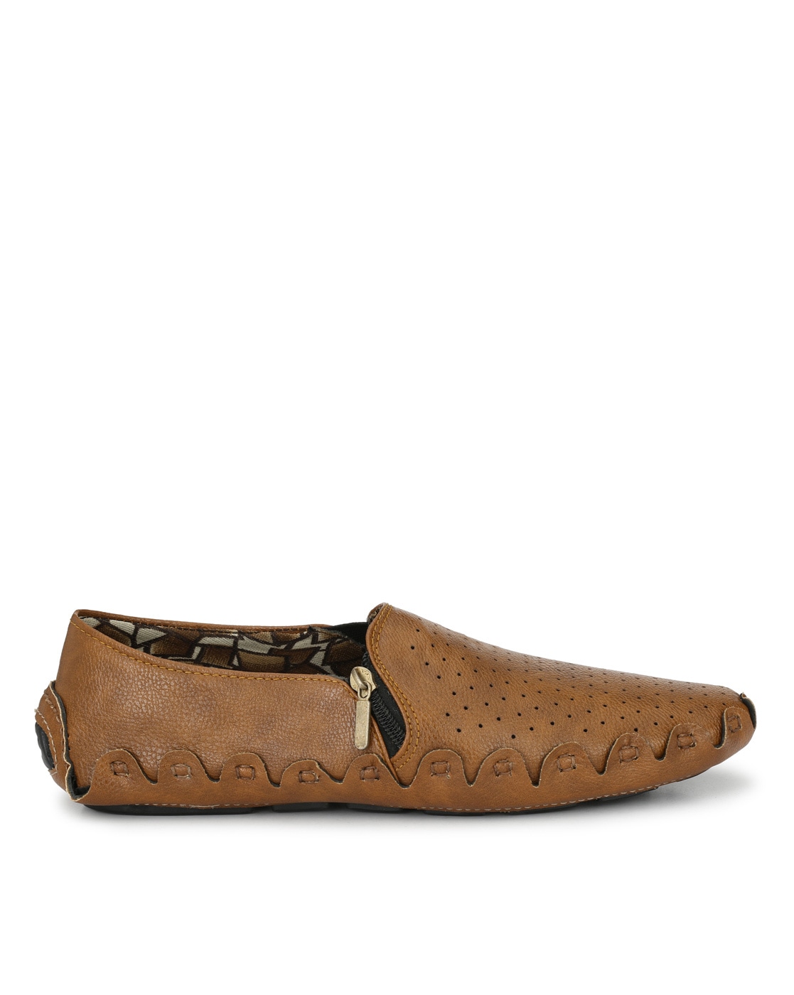 Buy Brown Casual Shoes for Men by ZEBX 