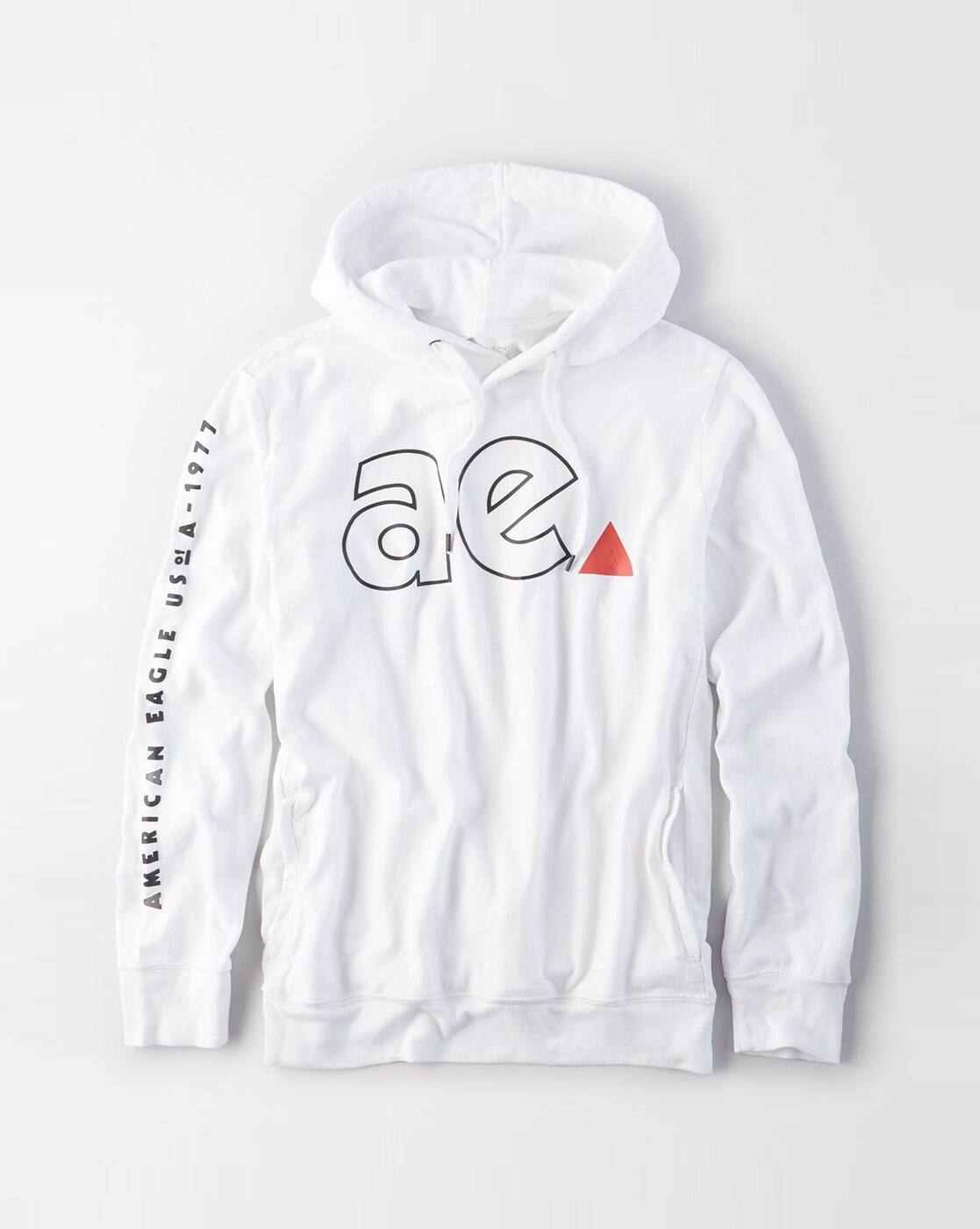 american eagle white hoodie