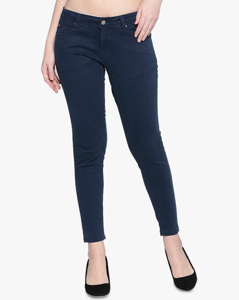 Buy LEE Women's Flex Motion Regular Fit Trouser Pant, Black, 10 at Amazon.in