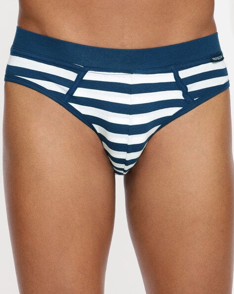 Buy Blue & Yellow Briefs for Men by FRUIT OF THE LOOM Online