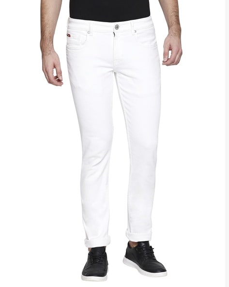 lee white jeans