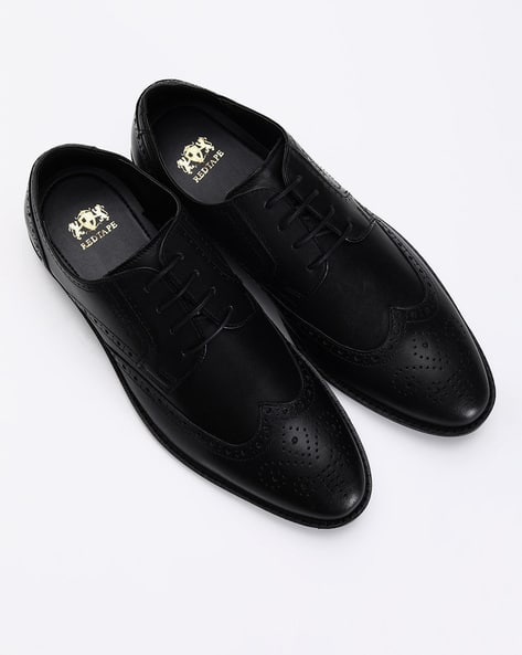 Formal Leather Brogue Shoes (Image - 1)