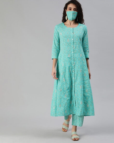 a line kurta dress