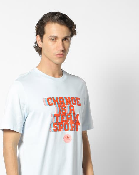 Cts Slogan Typographic Print Crew-Neck T-shirt - Main Image