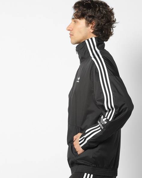 adidas Originals firebird track jacket in black