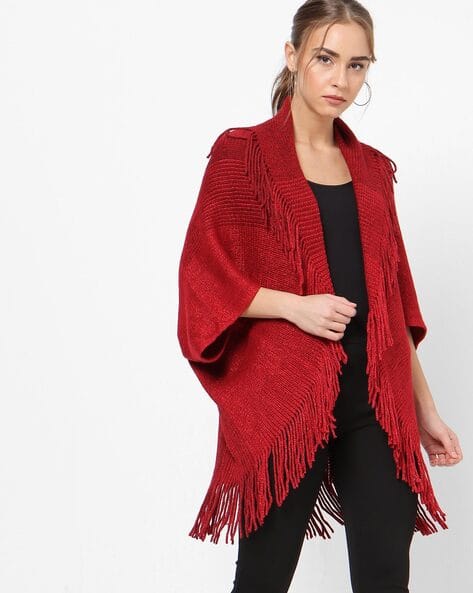 Buy Maroon Sweaters Cardigans for Women by Fort Collins Online