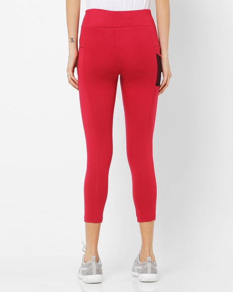 High-Rise Zip-Pocket 7/8-Length Street Leggings for Women | Old Navy