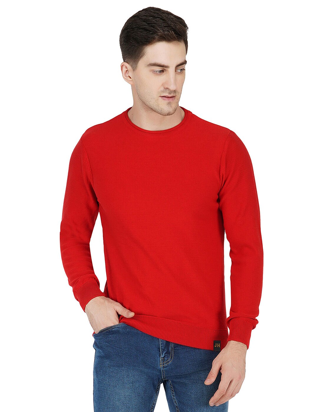 mens red sweaters