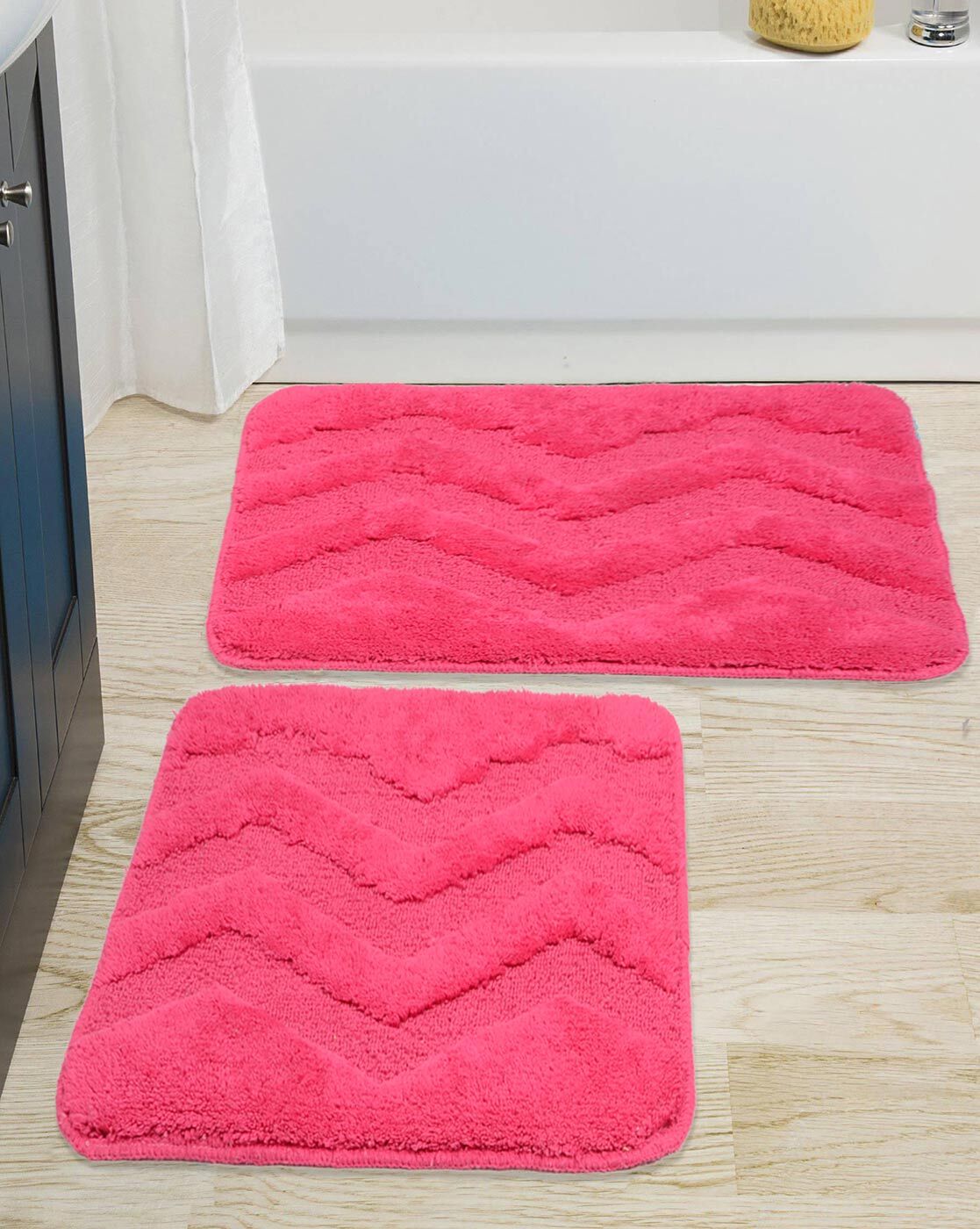 Buy Pink Rugs Carpets Dhurries For Home Kitchen By Saral Home Online Ajio Com