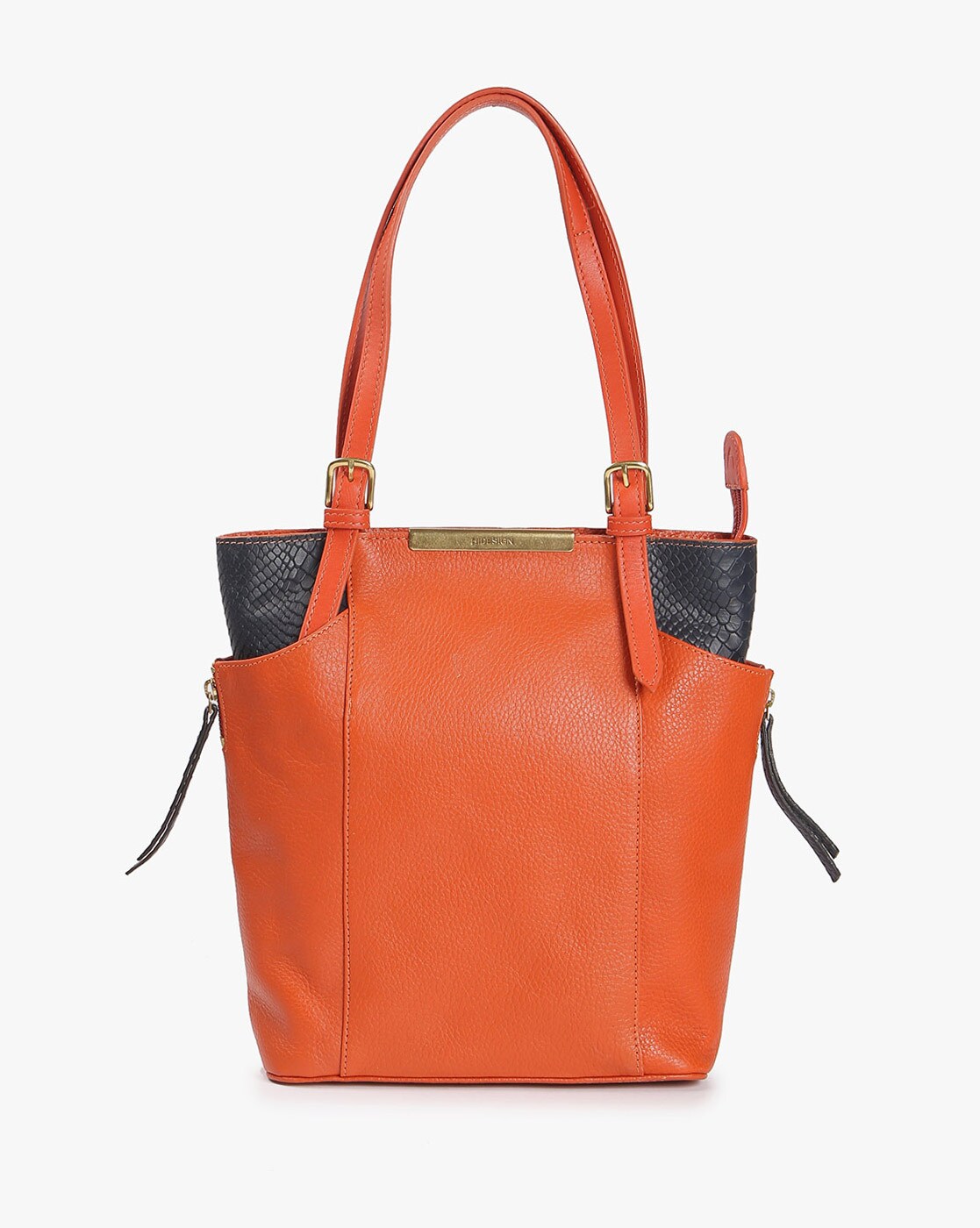 Buy Hidesign Orange Womens Handbags