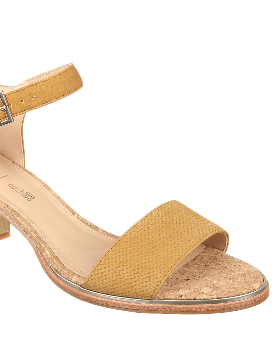 clarks yellow heels