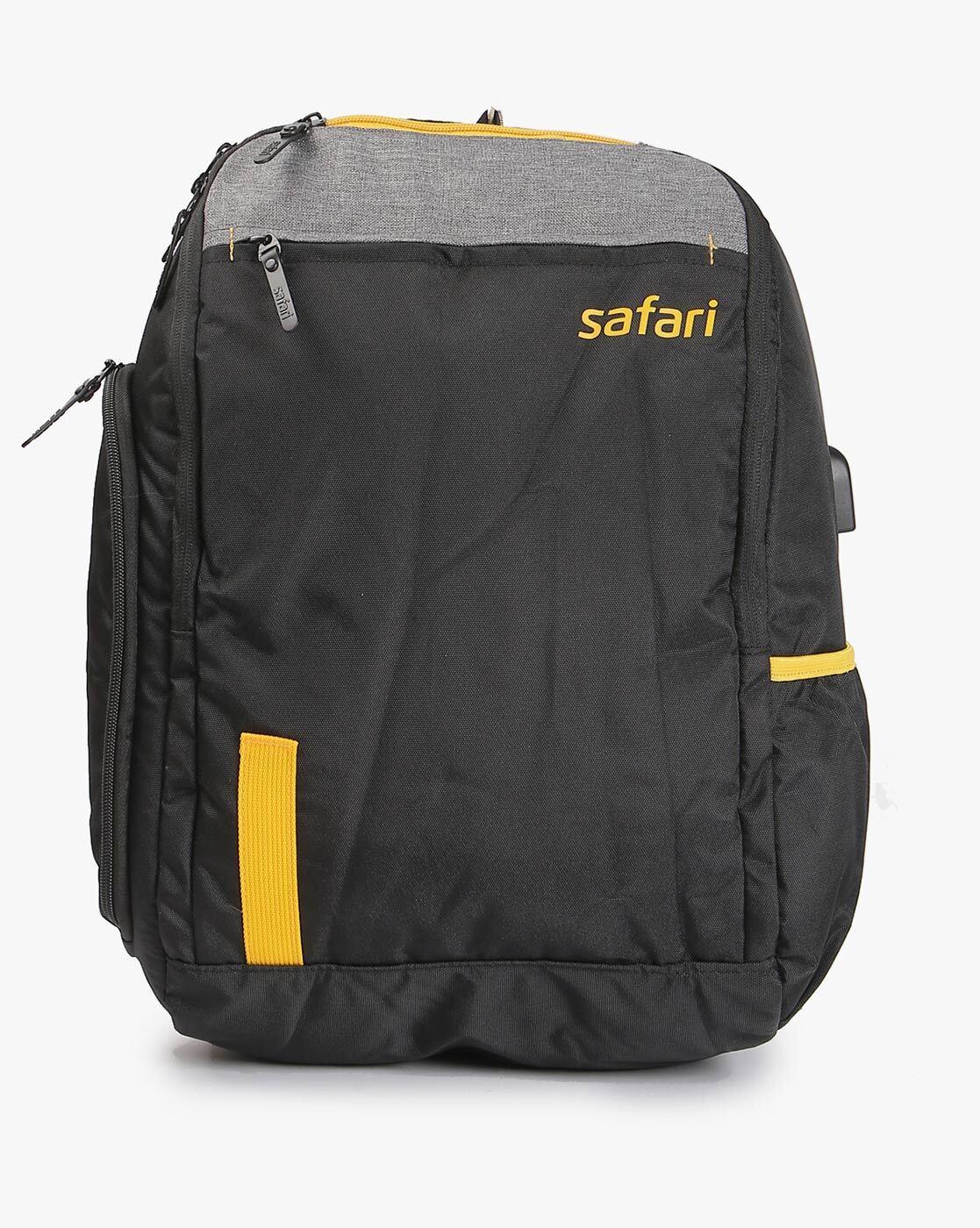 Safari Target Blue Mega Size with Rain Cover & Hack Box 37 L Black Casual  Backpack