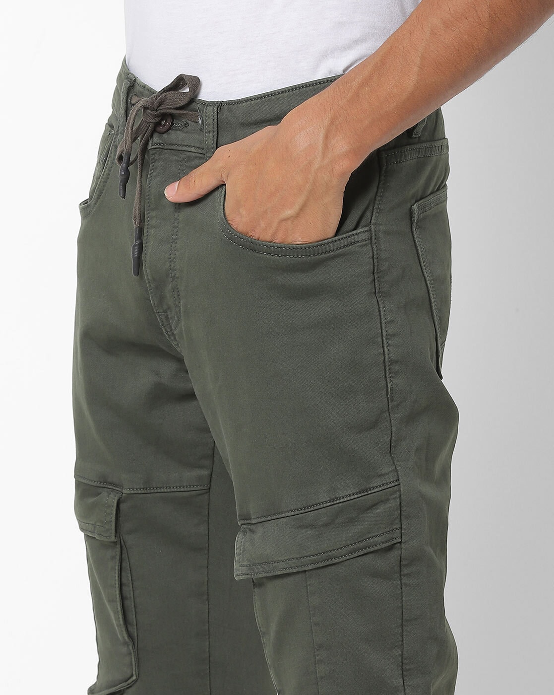 Poliquant Cropped cargo pants men  Glamood Outlet
