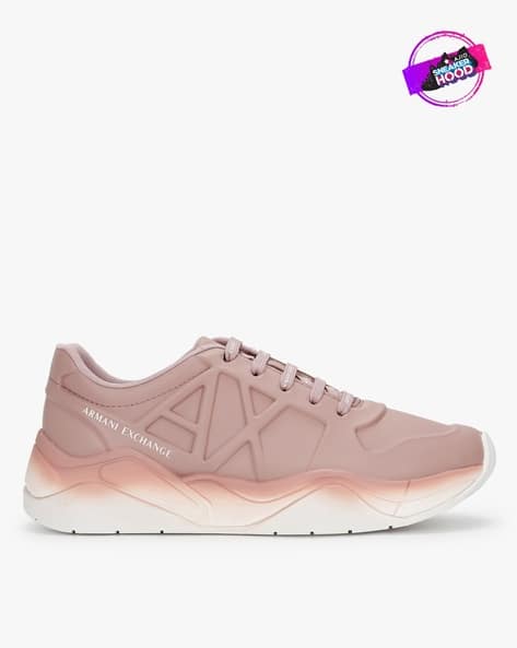 Mid-Top Lace-Ups with Ombre Effect