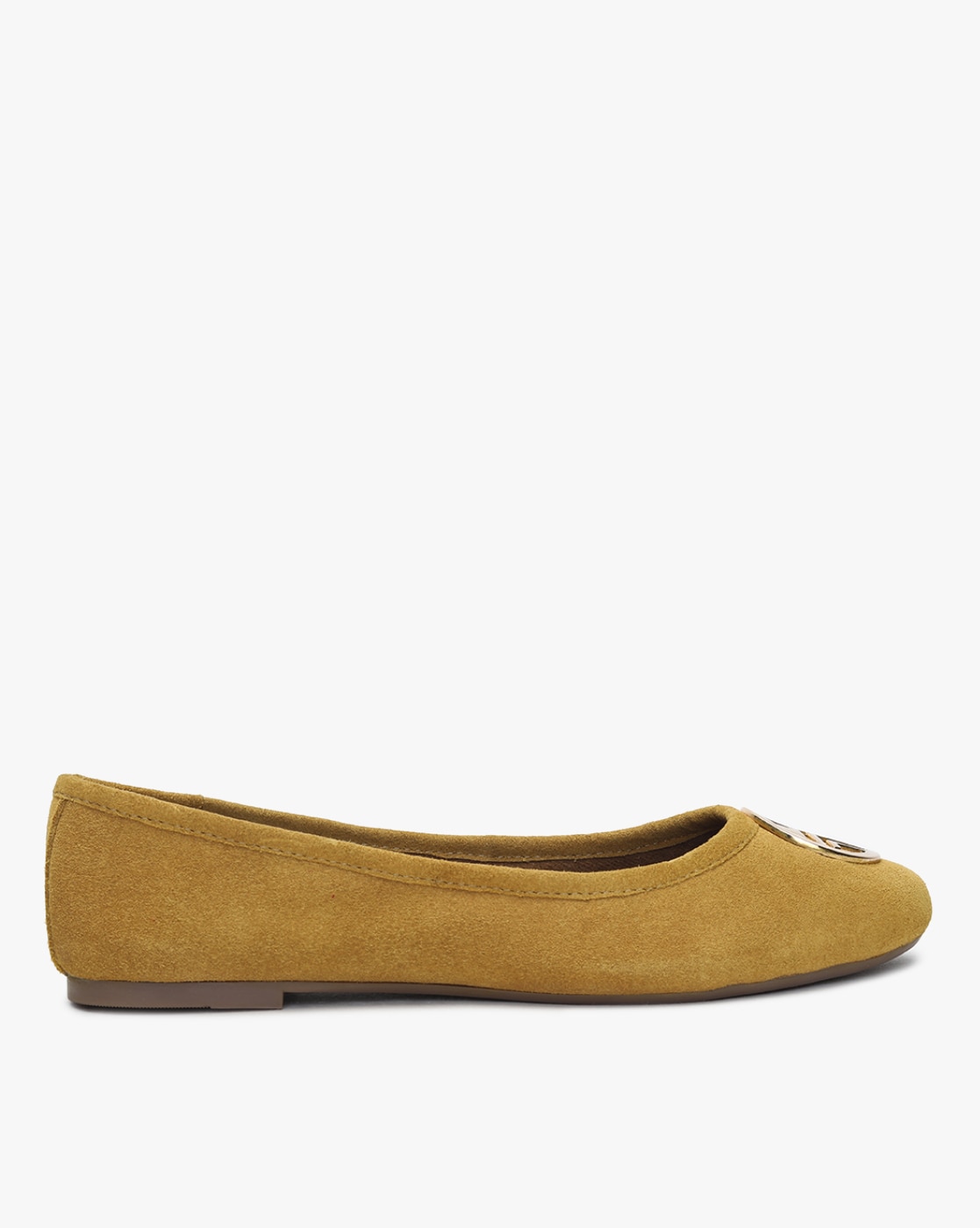 Buy Mustard Yellow Flat Shoes for Women 