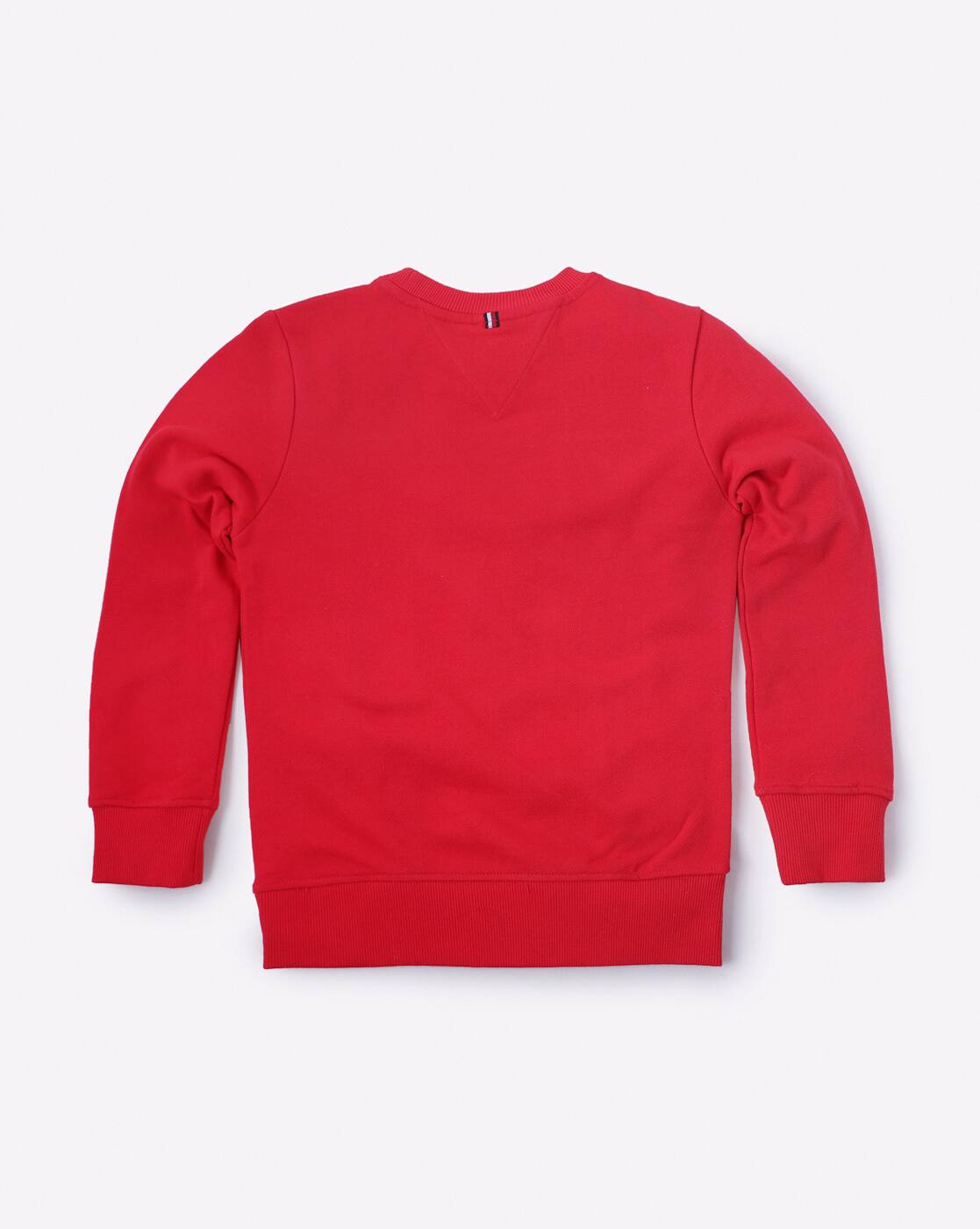 tommy red sweatshirt