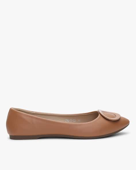 Pointed-Toe Slip-On Ballerinas (Image - 1)