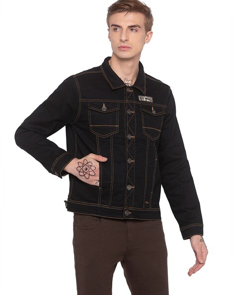 Buy Black Jackets Coats for Men by GLOBUS Online Ajio