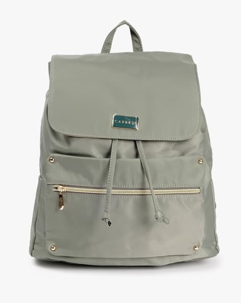 olive green backpack women's