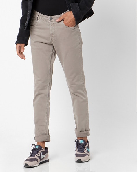 Buy Grey Skinny Fit Superstretch Coloured Jeans Trouser Online at Muftijeans