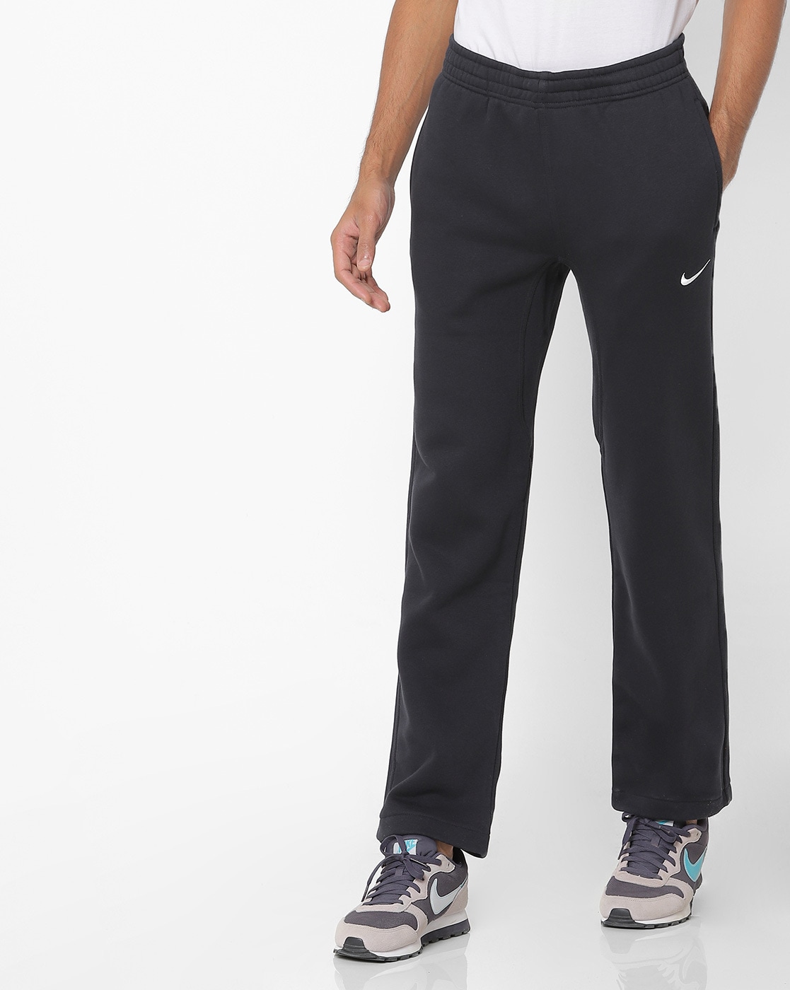  Nike Men's Sportswear Open Hem Club Pants, Black/White, X-Small  : Clothing, Shoes & Jewelry