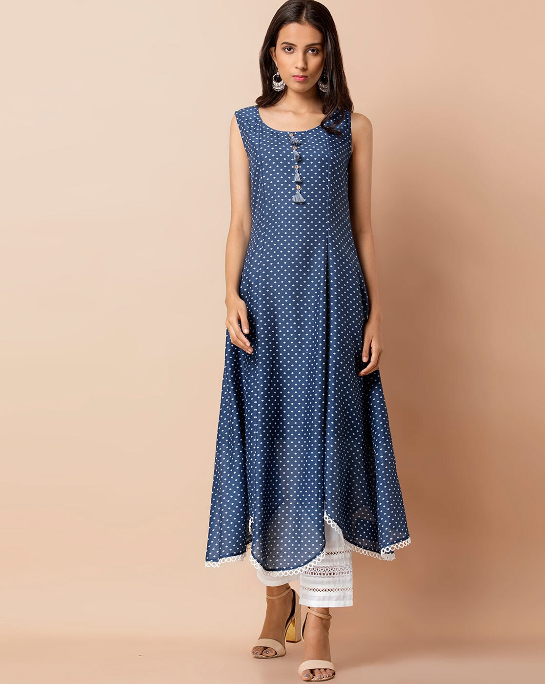 indya blue kurta