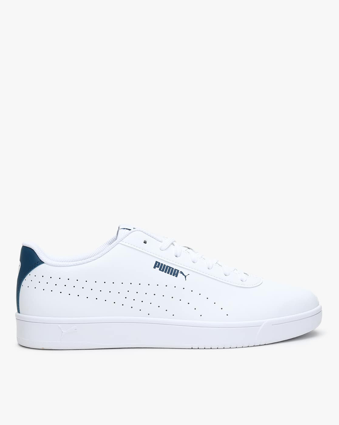 puma court pure white