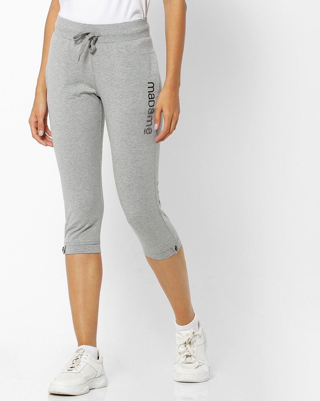 Buy Grey Trousers & Pants for Women by MADAME Online