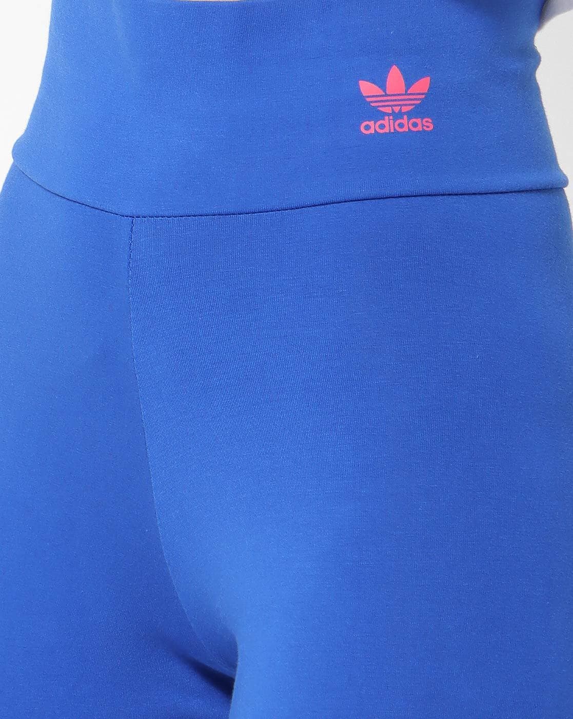 Buy Blue Leggings for Women by Adidas Originals Online