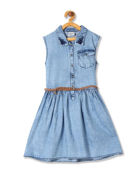 Buy Blue Dresses & Frocks for Girls by CHEROKEE Online | Ajio.com