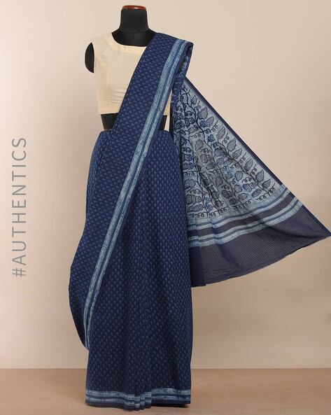 Buy White Sarees for Women by Sajasajo Online | Ajio.com