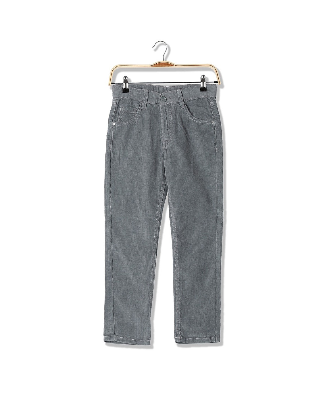 Buy Tapered Fit Corduroy Trousers Online at Best Prices in India  JioMart